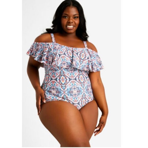 Raisins Curve Tortuga One Piece Swimsuit Size 20W - Picture 1 of 7